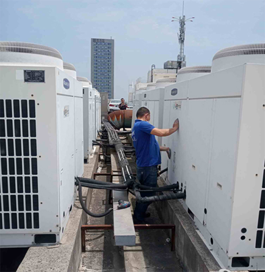 丹寨中央空调制热和不制冷系统维修方法